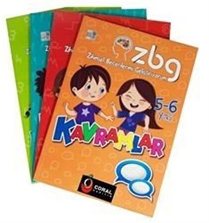 Limon Kids ZBG - Zihinsel Becerilerimi Geliştiriyorum Seti 5-6 Yaş (4 Kitap)