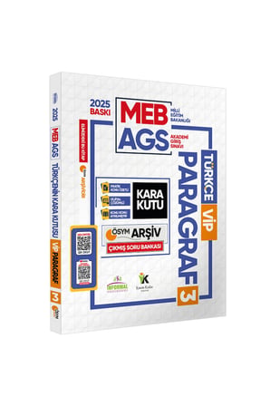 2025 Meb-ags Türkçe Kara Kutu Ösym Çıkmış Soru Bankası 4lü Full Set Konu Özetli Dijital Çözümlü