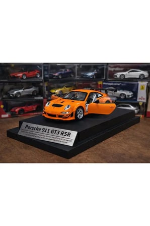 PORSCHE 911 GT3 DİECAST MODEL ARABA AÇILAN KAPILAR KUTULU STANDLI PORSCHE SPOR MODEL ARABA