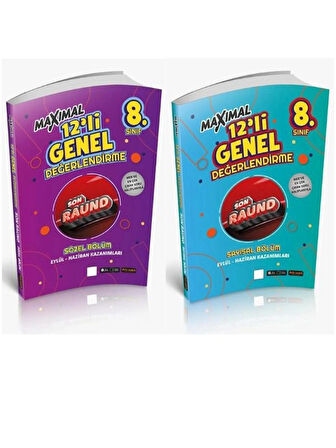 8. Sınıf LGS Maximal 12'li Son Raund Sözel- Sayısal  Deneme Sınavı SET