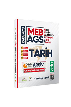 MEB AGS Tarihin Kara Kutusu 2.cilt En Kapsamlı ÖSYM Çıkmış Soru Bankası Konu Özetli Dijital Çözümlü