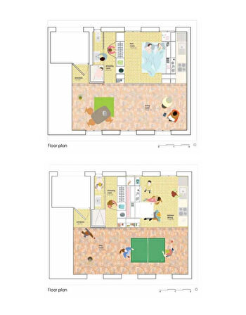 MODULAR LOFT-Creating flexible-use living environments(Modüler LOFT Tasarımları)