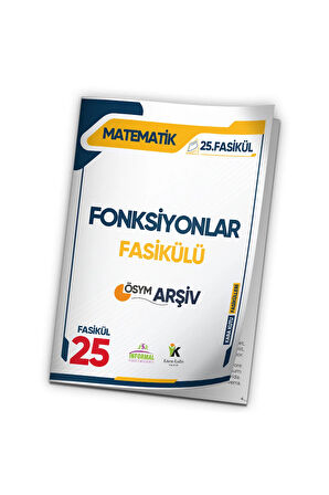 2025 ALES Matematik Fonksiyonlar ÖSYM Çıkmış Soru Bankası Modüler Set Çözümlü 25.Fasikülü