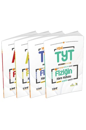 YKS-TYT-AYT Fiziğin Kara Kutusu ÖSYM Çıkmış Soru Bankası 4lü Set Konu Özetli Dijital Çözümlü