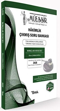 Müessir Borçlar Hukuku Hakimlik Çıkmış Soru Bankası