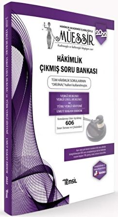 Müessir Vergi Hukuku - Vergi Usul Hukuku- Türk Vergi Sistemi Hakimlik Çıkmış Soru Bankası