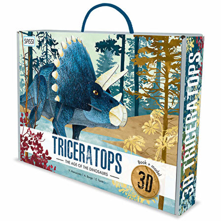 Sassi 3D Triceratops - Book and 3D Model