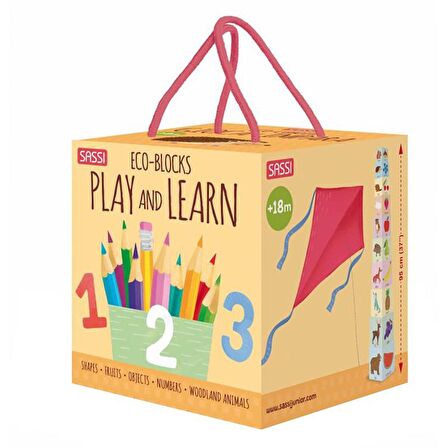 Sassi Eco Blocks - Play and Learn (Diz Oyna Kule)