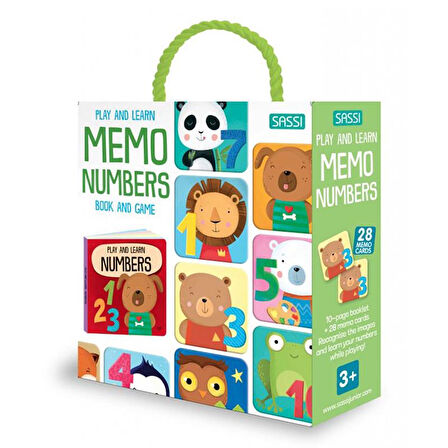 Sassi Play and Learn - Memo Numbers - Book and Game