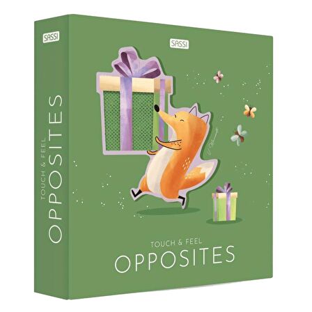 Sassi Touch and Feel - Opposites (Dokun Hisset Kitap)