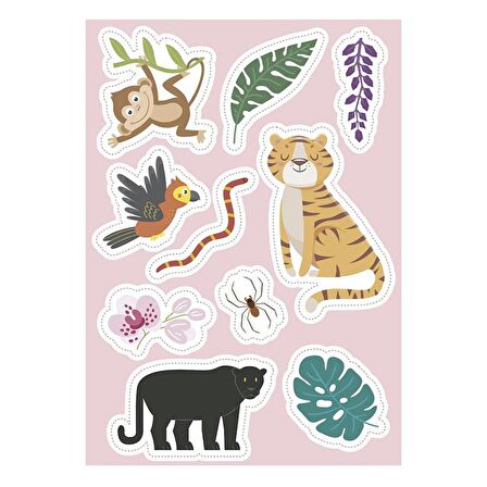 Sassi The Jungle - Sticker and Activities