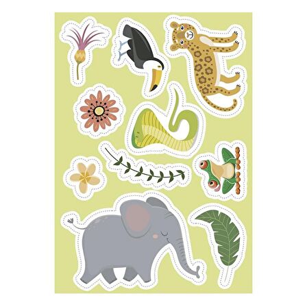 Sassi The Jungle - Sticker and Activities