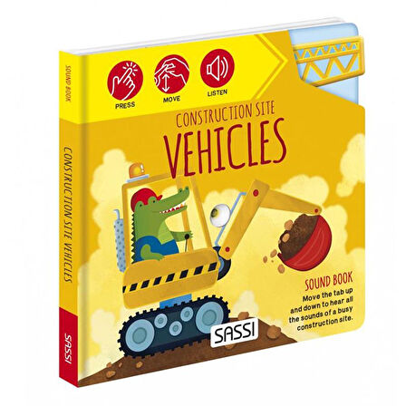 Sassi Sound Books - Construction Site Vehicles