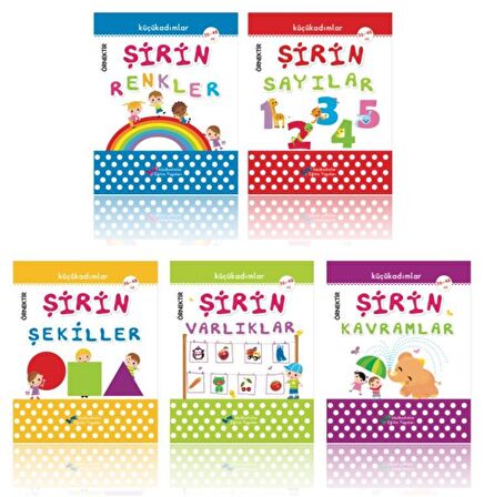Sadık Uygun Okul Öncesi Şirin Eğitim Seti 5 Kitap (36-48 Ay)