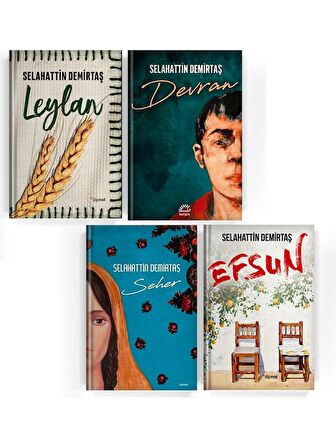 Efsun - Seher - Leylan - Devran Selahattin Demirtaş 4 Kitap Set