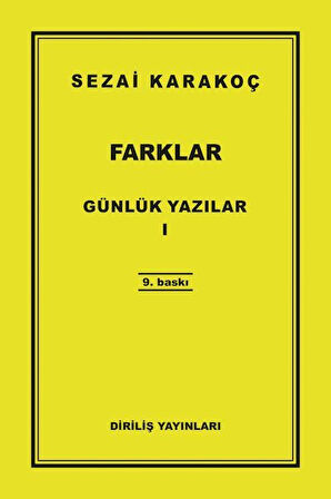 Günlük Yazılar 1 - Farklar