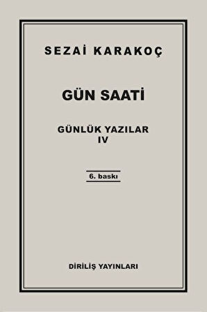 Günlük Yazılar 4 - Gün Saati
