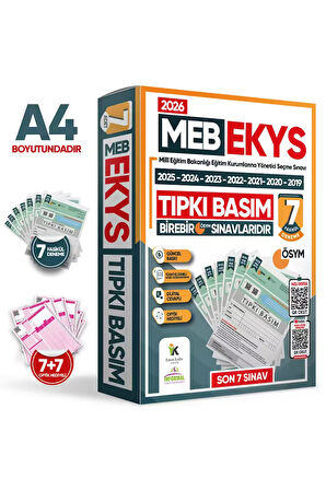 2025 Meb Ekys Ösym Çıkmış Soru Tıpkı Basım Deneme Paketi 7li Türkiye Geneli Soru Kitapçıkları