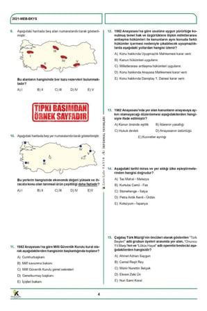 2027 MEB EKYS ÖSYM Çıkmış Soru Tıpkı Basım Deneme Paketi 8li Türkiye Geneli Soru Kitapçıkları