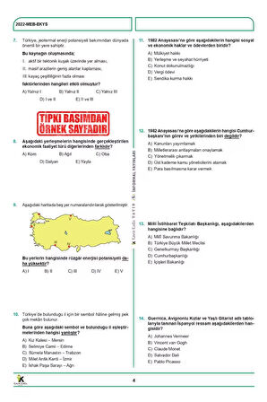 2025 Meb Ekys Ösym Çıkmış Soru Tıpkı Basım Deneme Paketi 7li Türkiye Geneli Soru Kitapçıkları