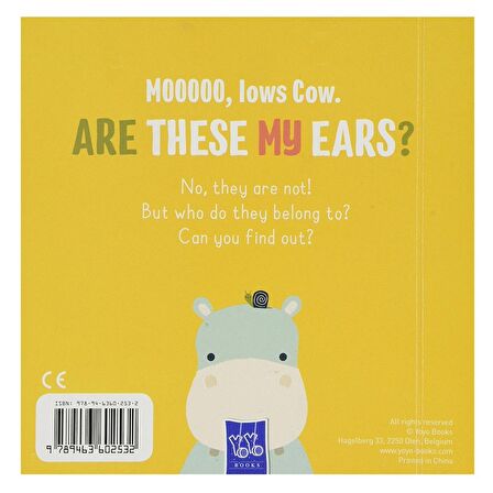 Yoyo Books Are These My Ears - Cow