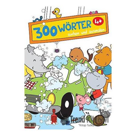 300 Wörter Suchen Und Ausmalen 4+ (Autowaschen)