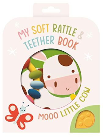 My Soft Rattle and Teether: Moo! Cow