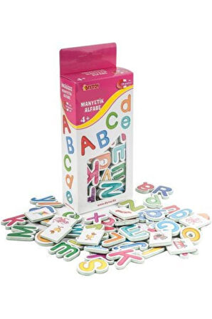 Oyuncak Manyetik Mıknatıslı Türkçe - İngilizce Harfler ve Sayılar Eğitici Magnet 100 Parça