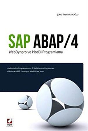 Sap Abap/4 Webdynpro Ve Modül Programlama