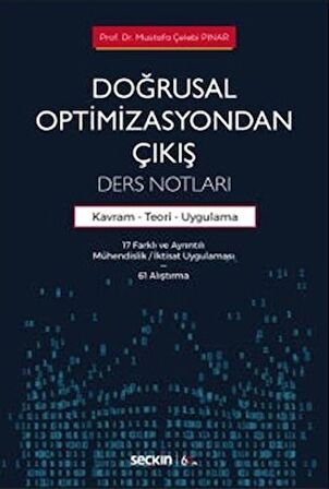 Doğrusal Optimizasyondan Çıkış: Ders Notları