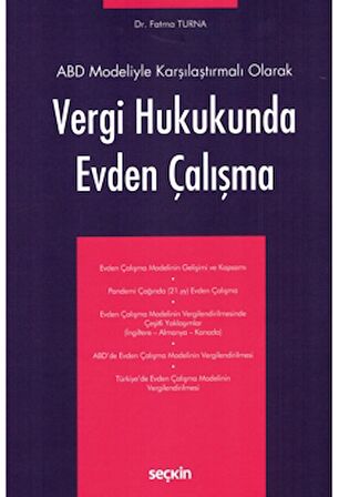 Vergi Hukukunda Evden Çalışma