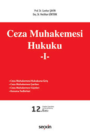 Ceza Muhakemesi Hukuku – 1