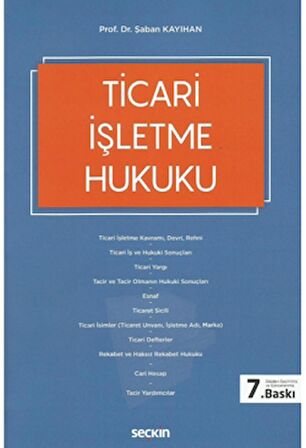 Ticari İşletme Hukuku