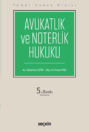 Avukatlık ve Noterlik Hukuku (THD)