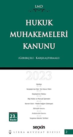 Karşılaştırmalı - Gerekçeli Hukuk Muhakemeleri Kanunu / LMD-2 Libra Mevzuat Dizisi
