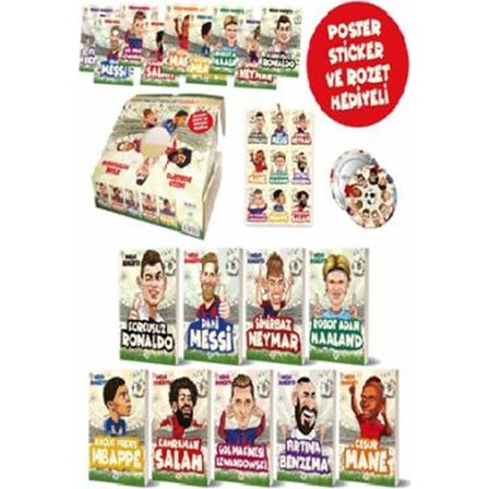Efsane Futbolcular Kutulu Set (9 Kitap Takım) - Diego Roberto