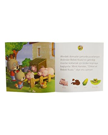 Bebek Koala Çiftlikte ve Bahçede Kitap Seti