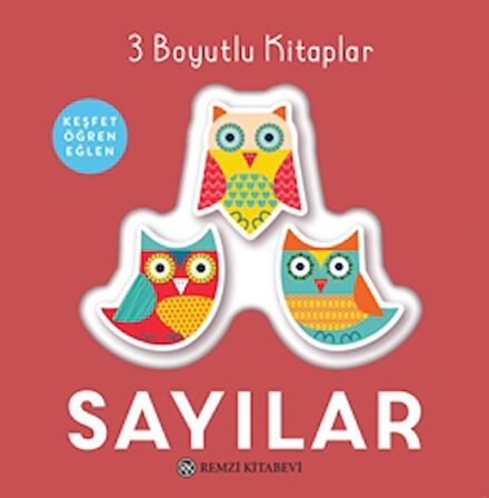 Sayılar - 3 Boyutlu Kitaplar