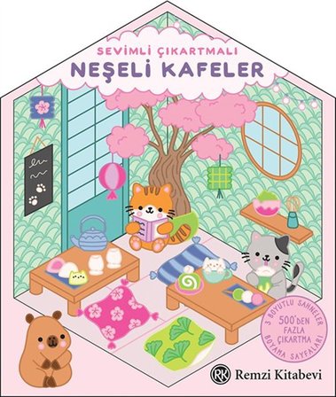 Sevimli Çıkartmalı Neşeli Kafeler / Kolektif