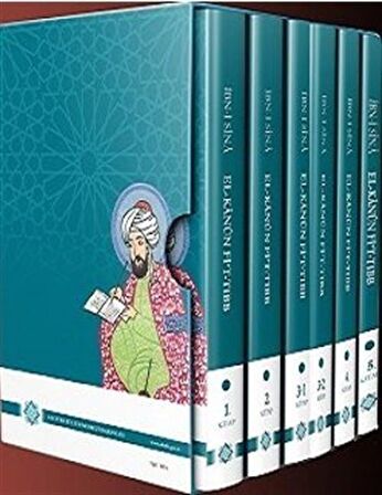 El-Kanun Fi't-Tıbb (6 Kitap Karton Kapak-Kutulu) / İbni Sina