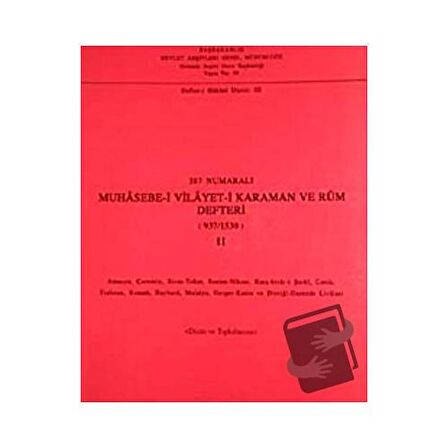 387 Numaralı Muhasebe-i Vilayet-i Karaman ve Rum Defteri (937-1530) - 2
