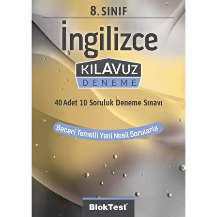 8.Sınıf Bloktest İngilizce Kılavuz Deneme
