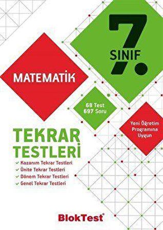 BLOKTEST 7.SINIF MATEMATİK TEKRAR TESTLERİ