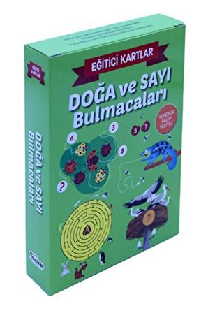 Doğa ve Sayı Bulmacaları - Eğitici Kartlar