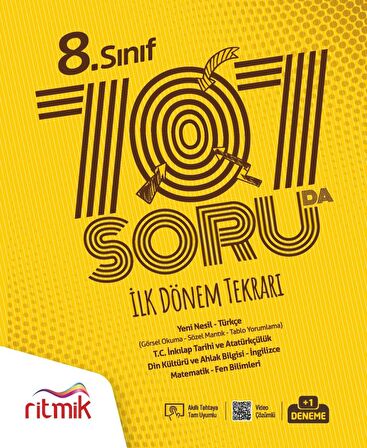 8. Sınıf 707 Soruda İlk Dönem Tekrarı