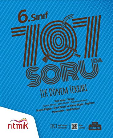 6. Sınıf 707 Soruda İlk Dönem Tekrarı