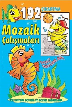 Mozaik Çalışmaları 192 Çıkartma -  Deniz Hayvanları