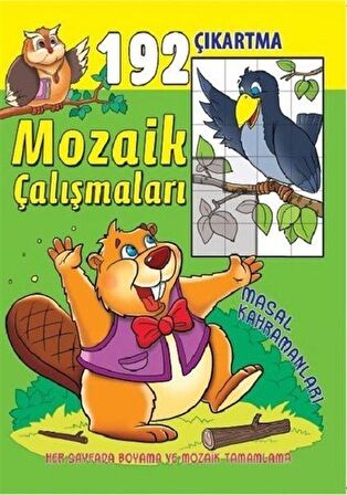 Mozaik Çalışmaları 192 Çıkartma - Masal Kahramanları