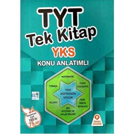 YKS Tek Kitap Konu Anlatımlı