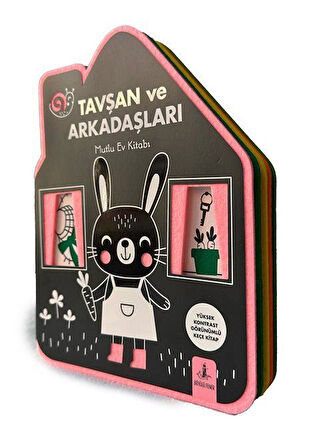 Tavşan ve Arkadaşları Mutlu Ev Kitabı (Keçe Kitap) / Kolektif